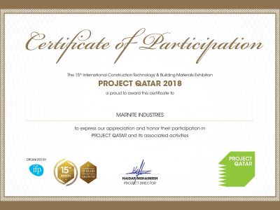 The 15th International Construction Technology &building Material Exhibition PROJECT QATAR 2018